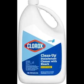 Clorox® Clean-Up® Fresh Scent Disinfectant Cleaner 1 GAL Liquid With Bleach Antibacterial Refill 4/Case