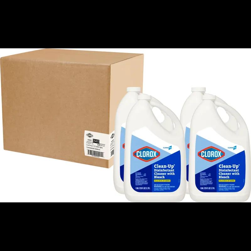 Clorox® Clean-Up® Fresh Scent Disinfectant Cleaner 1 GAL Liquid With Bleach Antibacterial Refill 4/Case