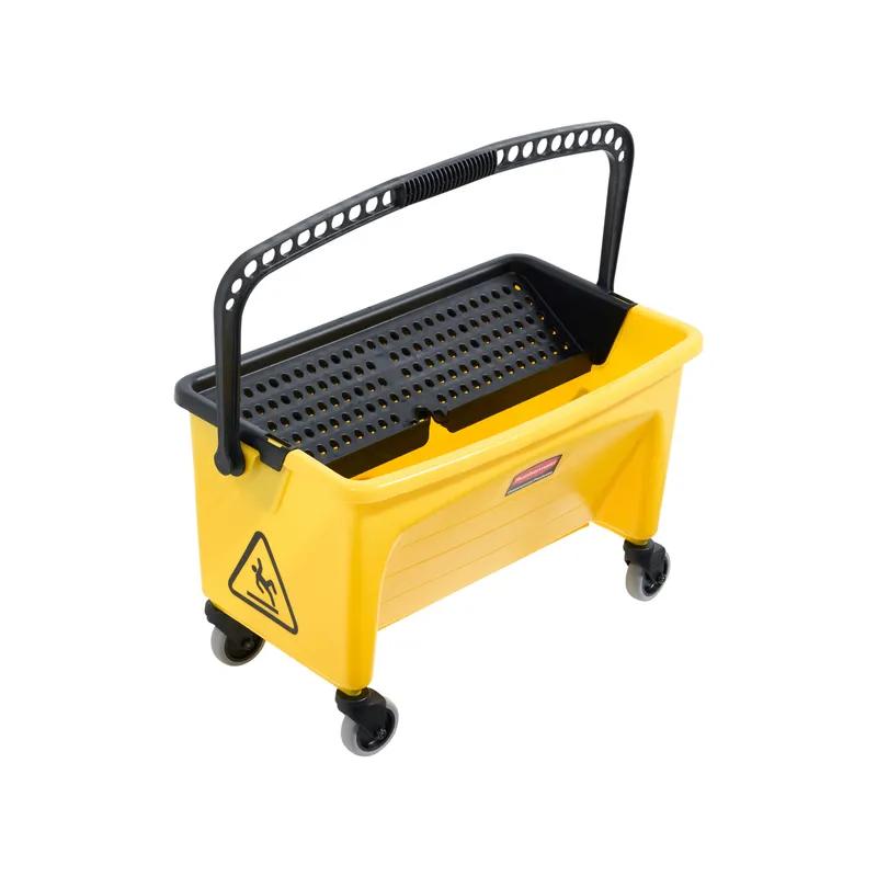 Hygen™ Mop Bucket & Wringer Resin Yellow Down Press 1/Each