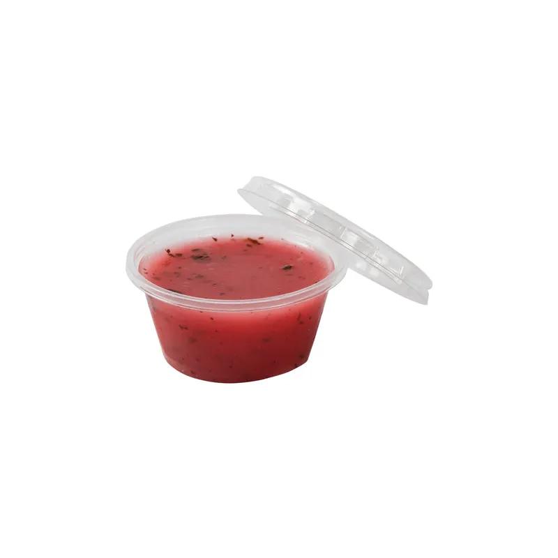 Souffle & Portion Cup 2 OZ PLA Clear Freezer Safe 250 Count/Pack 10 Packs/Case 2500 Count/Case