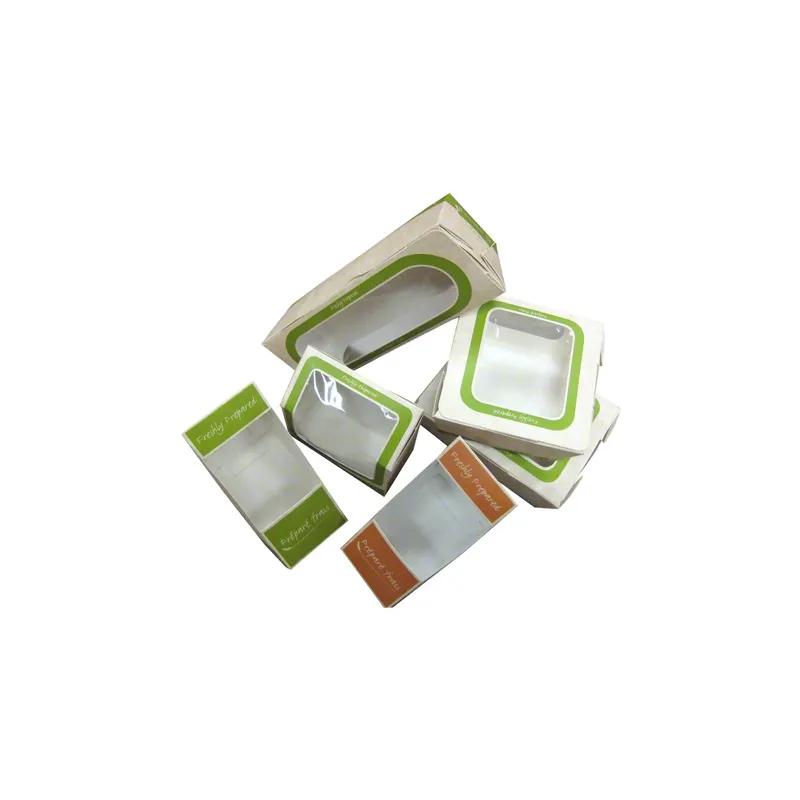 Sandwich Wedge Tuck-Top Paper With Window 500/Case