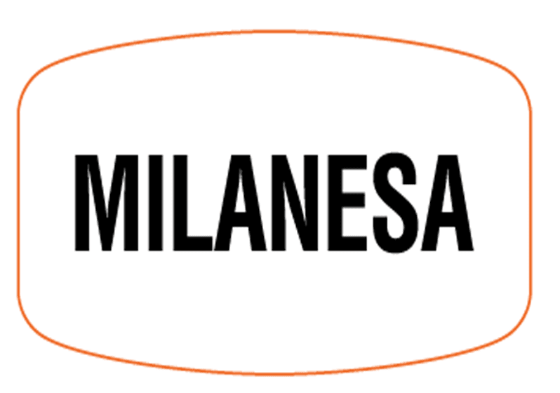 Milanesa Label 1000/Roll