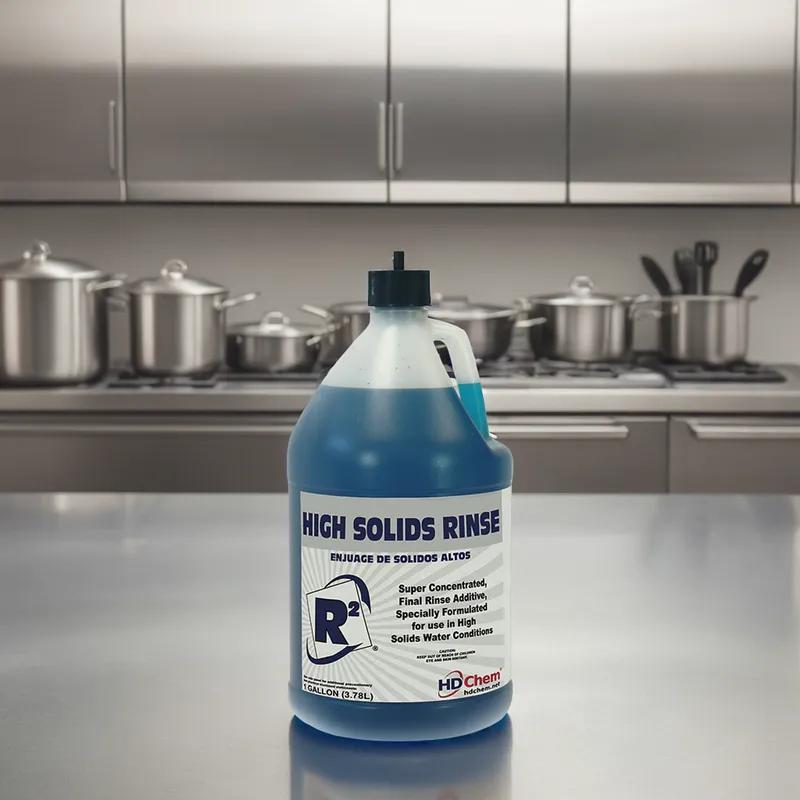 High Solids Rinse Aid 1 GAL Dishmachine 4/Case