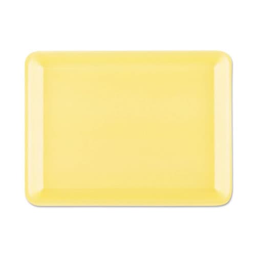 4DD Tray 7.25X9.25X1.75 IN Foam Yellow Heavy 400/Case