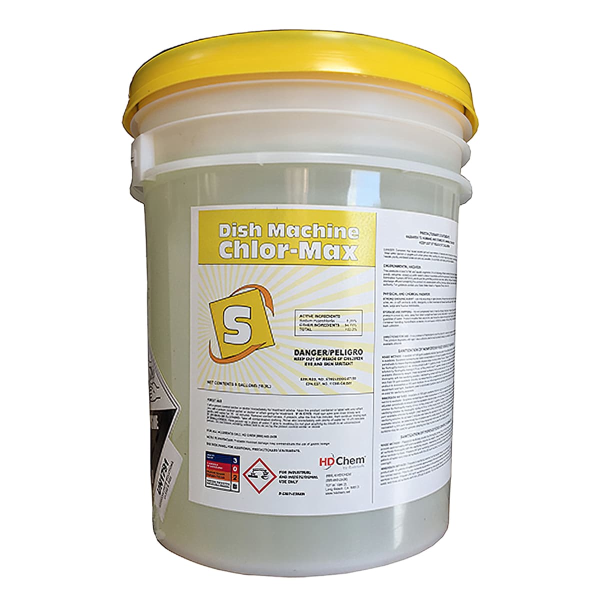 Chlor-Max Dishmachine Sanitizer Liquid 1/Pail