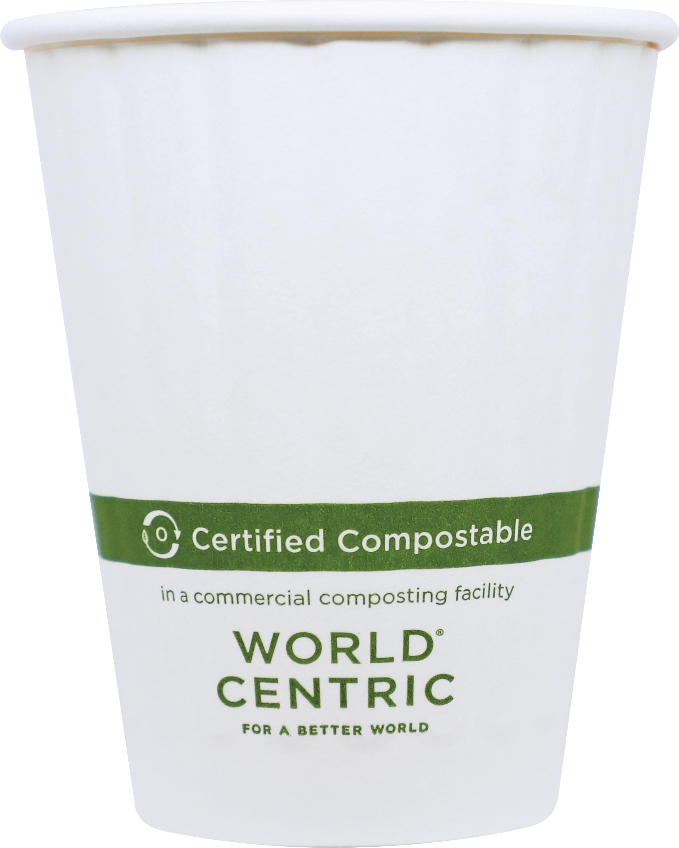 Cup 8 FLOZ PLA White Double Wall 1000/Case