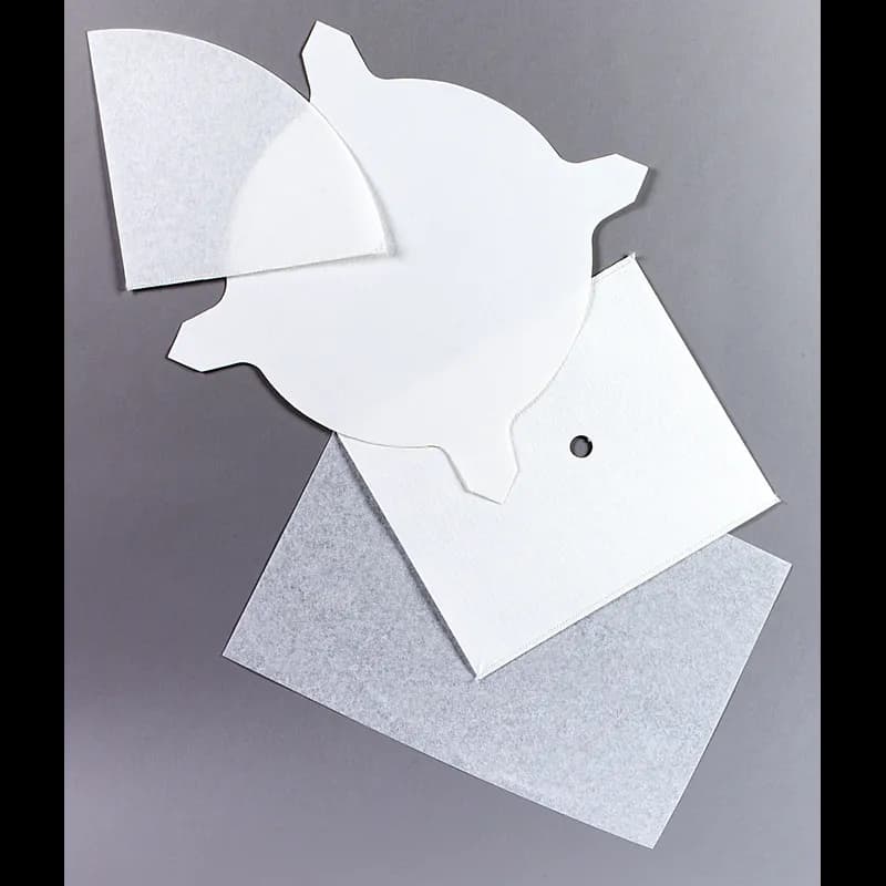 Fryer Filter Sheet 23.63X12.38 IN White Oblong Crepe Paper Flat 100 Count/Pack