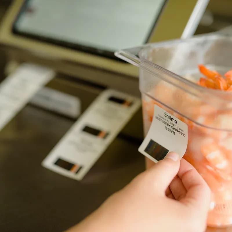 DateCodeGenie® DuraPeel™ Label 2X2 IN Multicolor Removable Waterproof 4/Pack