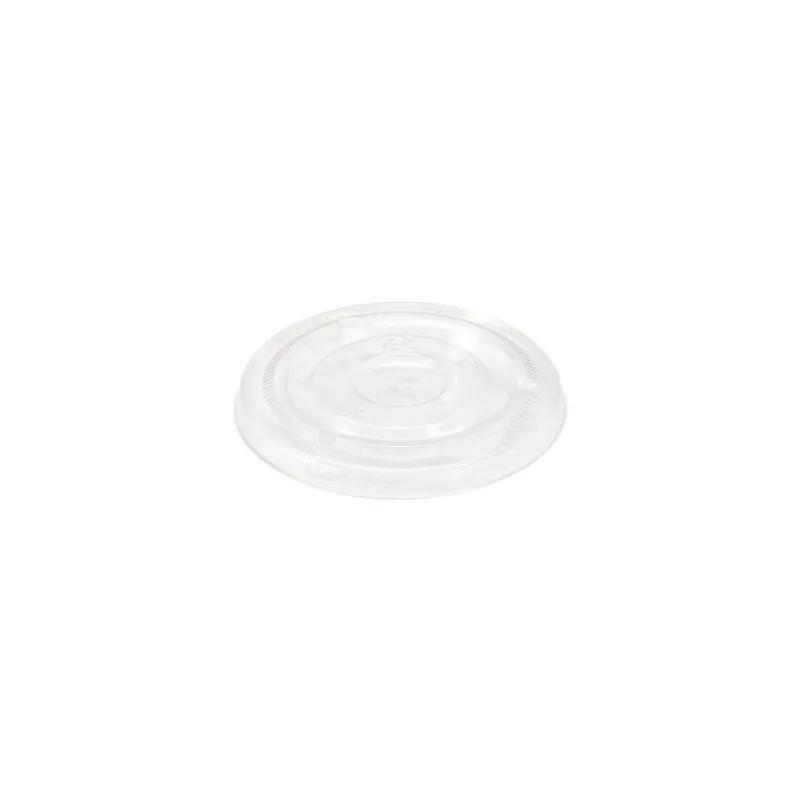 KODACUP Lid Flat Clear For 12-24 FLOZ Cup Straw Slot 1000/Case