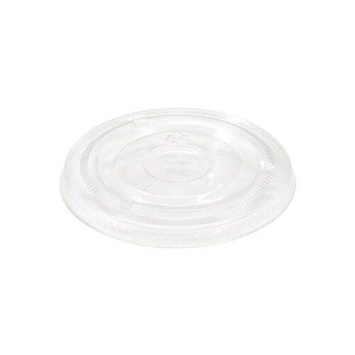 KODACUP Lid Flat Clear For 12-24 FLOZ Cup Straw Slot 1000/Case