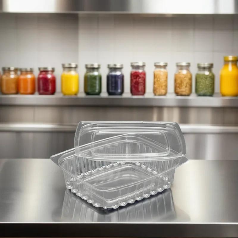 Deli Container Base & Lid Combo 24 OZ Plastic Clear 252/Case