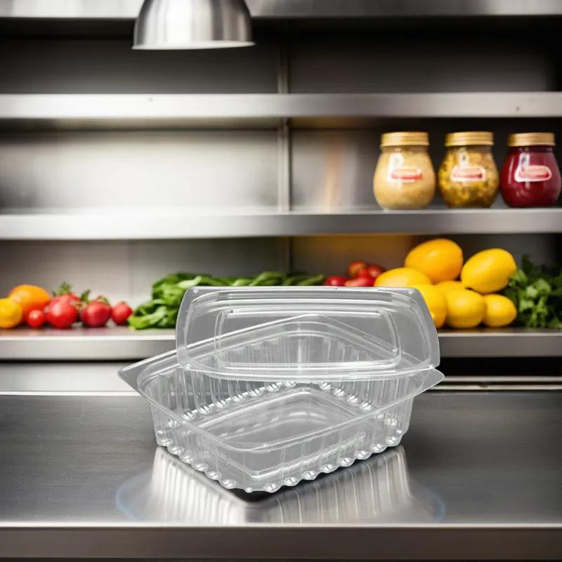 Deli Container Base & Lid Combo 24 OZ Plastic Clear 252/Case