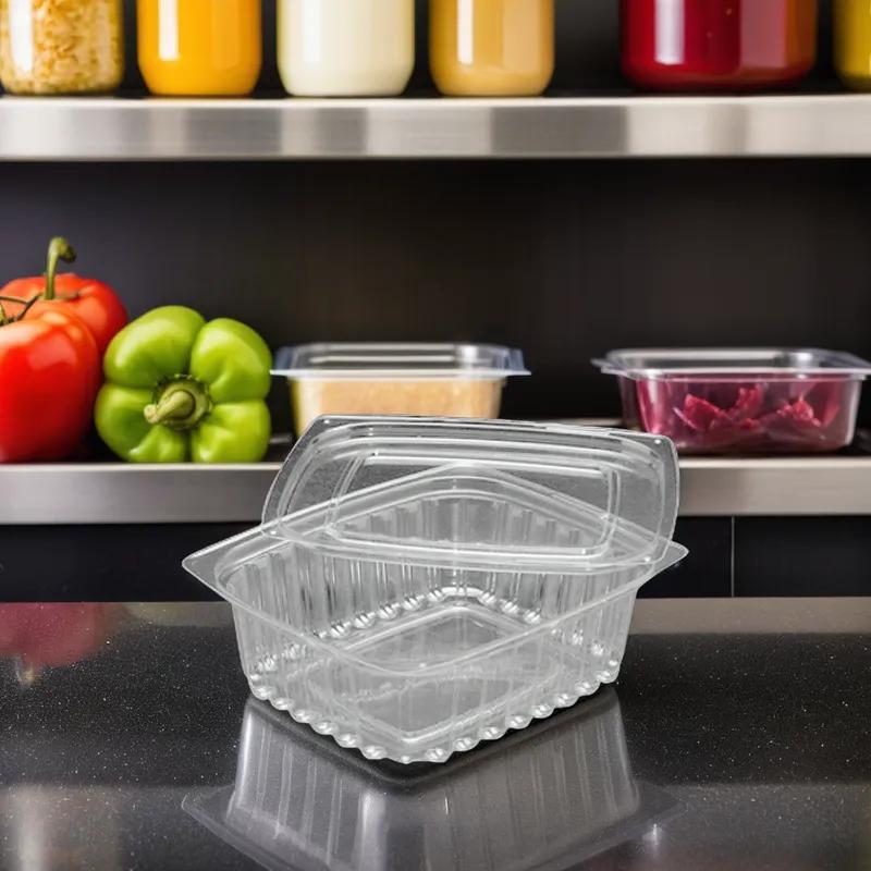 Deli Container Base & Lid Combo 32 OZ Plastic Clear 252/Case