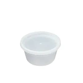 Deli Container Base & Lid Combo 12 OZ Plastic Clear 250/Case