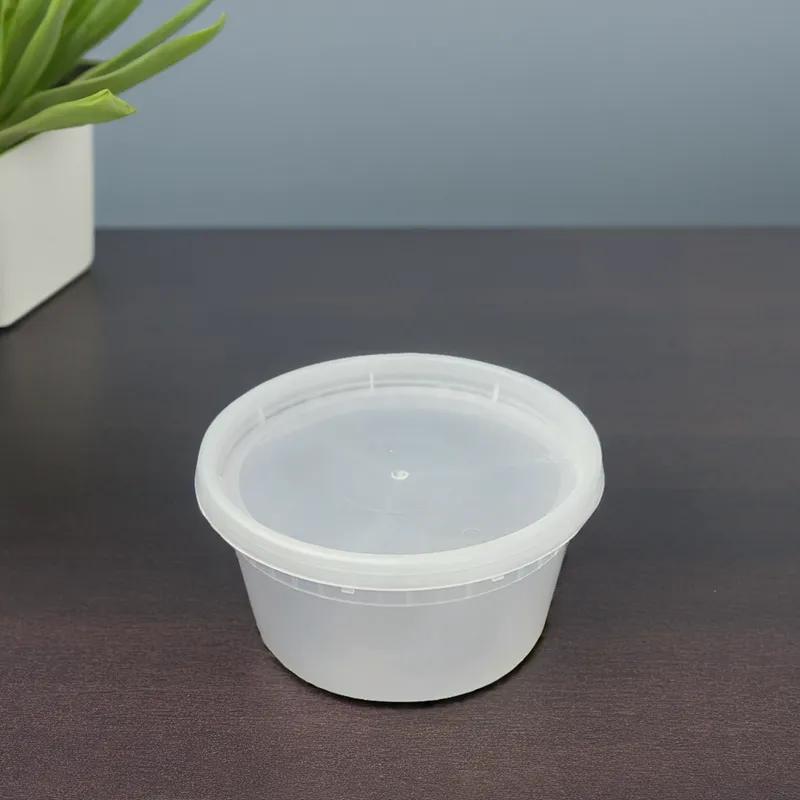 Deli Container Base & Lid Combo 12 OZ Plastic Clear 250/Case