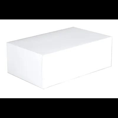 Donut Box 10X6.25X3.5 IN SBS Paperboard White Rectangle Automatic 200/Case