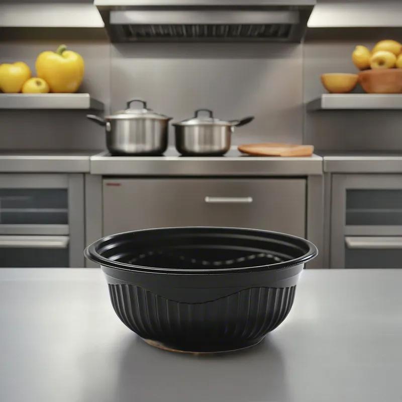 Bowl 16 OZ PP Black Round Microwavable-Base Only 800/Case