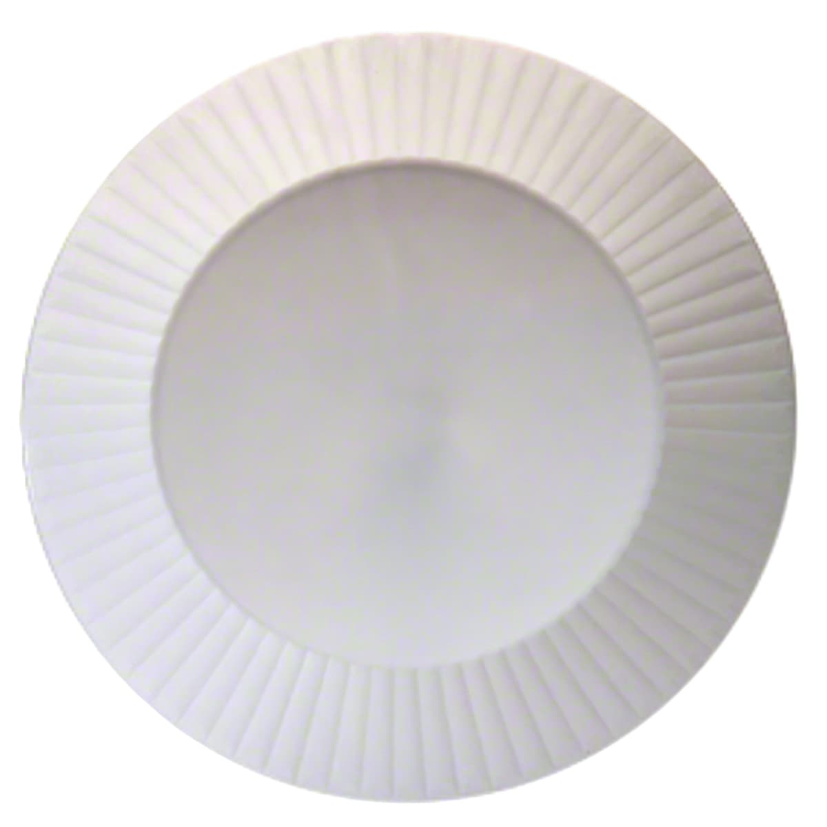 Plate 10 IN Plastic White 10 Count/Pack 12 Packs/Case 120 Count/Case