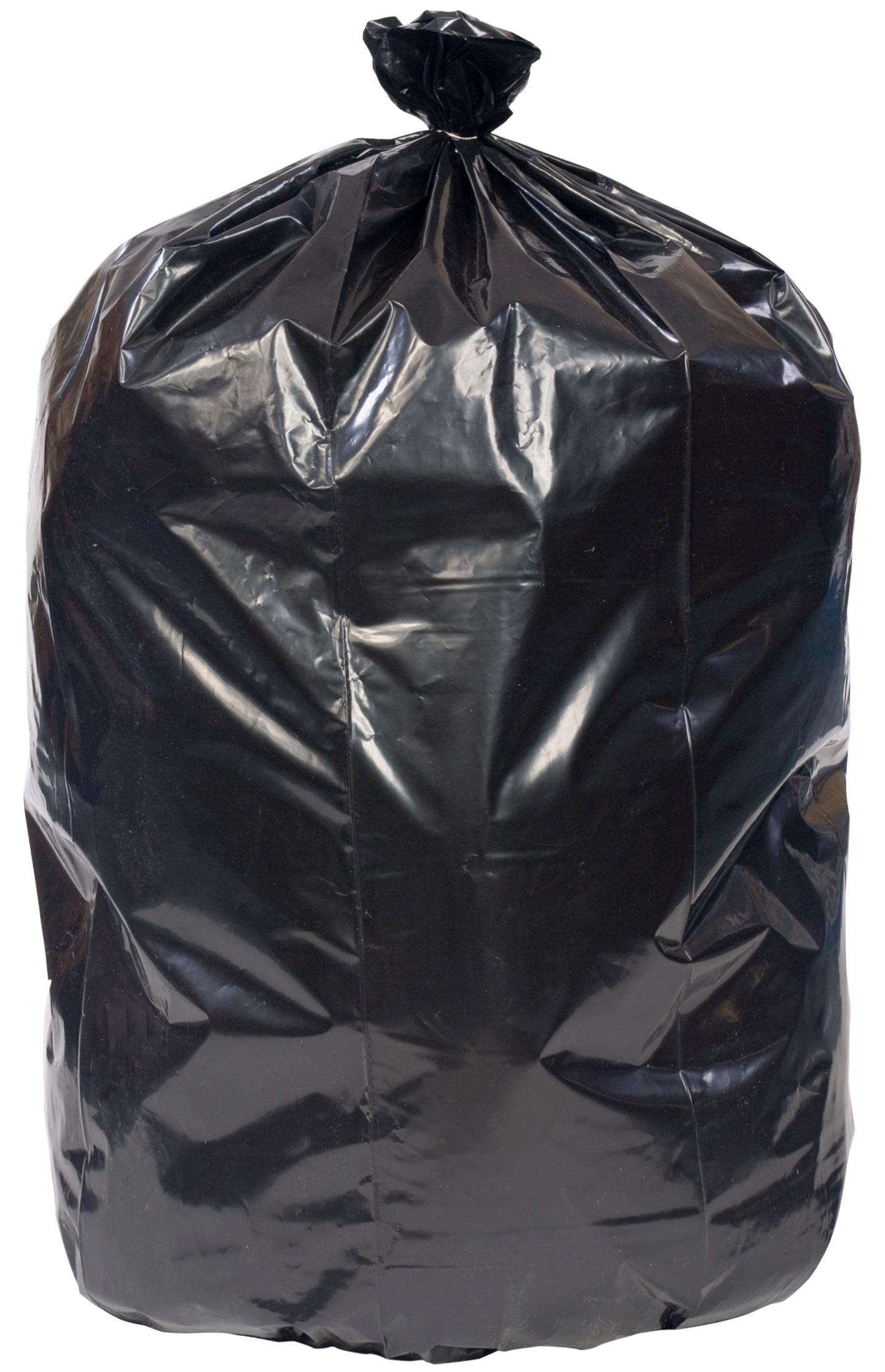 Eco-Strong® Liner 38X58 IN 60 GAL Black 1.5MIL Coreless 100/Case