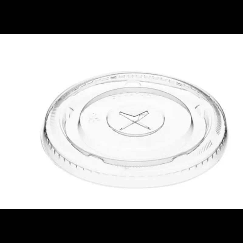 Lid Flat PET Clear For 12-24 FLOZ Cup Slotted 1000/Case