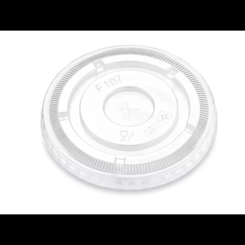 Lid Flat Clear For 32 FLOZ Cup Slotted 500/Case