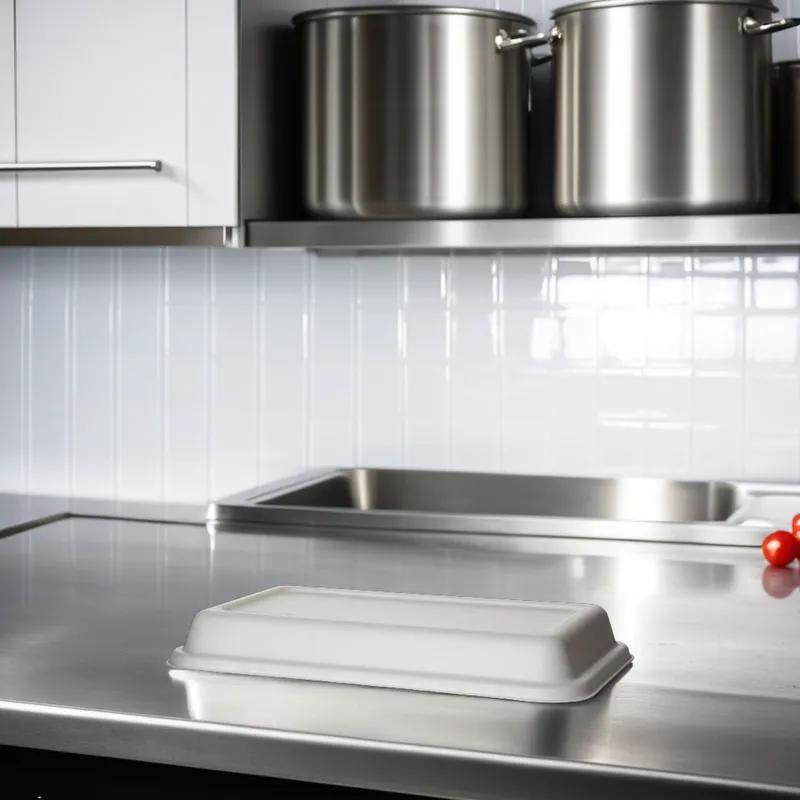 WorldView Lid Dome 10X7 IN Sugarcane Bamboo Rectangle For Container Grease Resistant Cut Resistant 200/Case