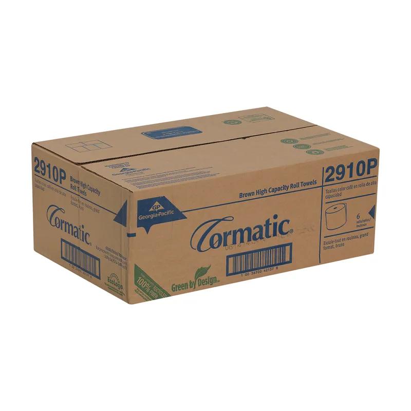 Cormatic® Roll Paper Towel 8.25X8.25 IN 700 FT 1PLY Brown Hardwound EPA Indicator 1.563IN Core Diameter 6/Case