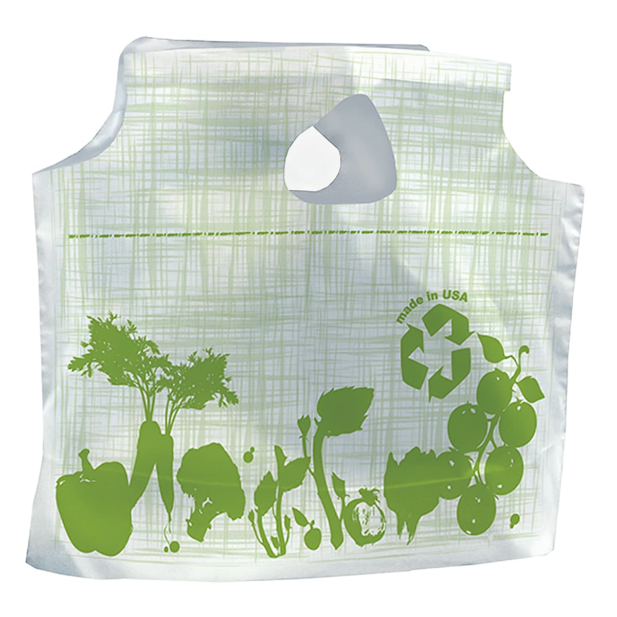 Bag 11X10 IN Printed Grab & Go 500/Case