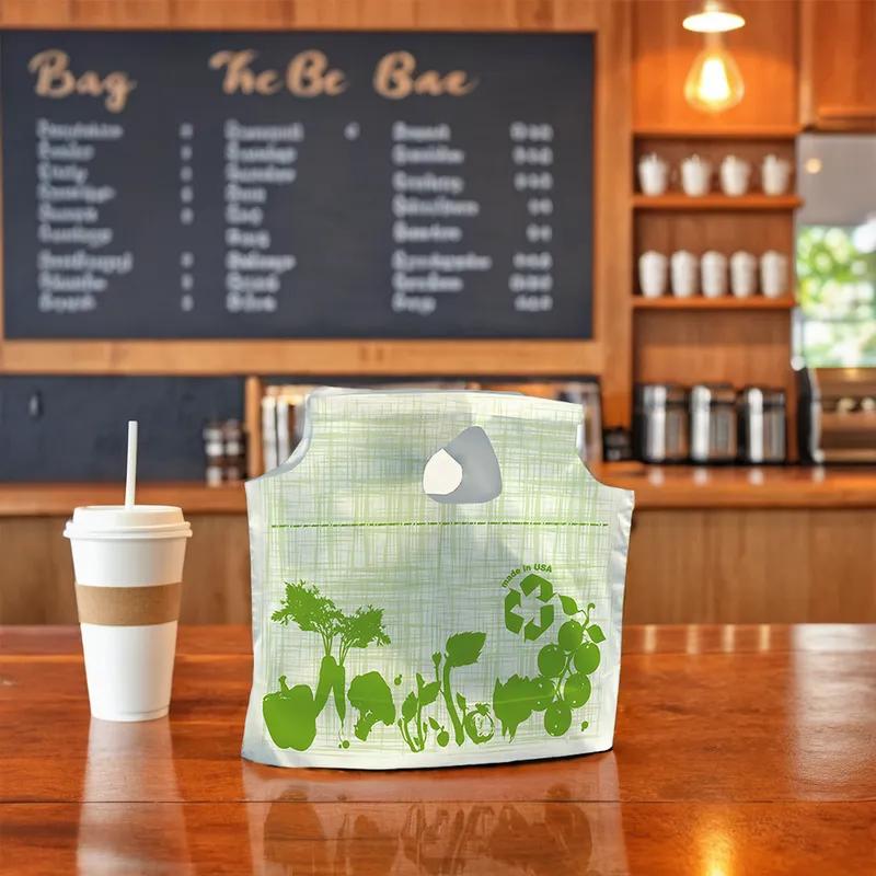 Bag 11X10 IN Printed Grab & Go 500/Case