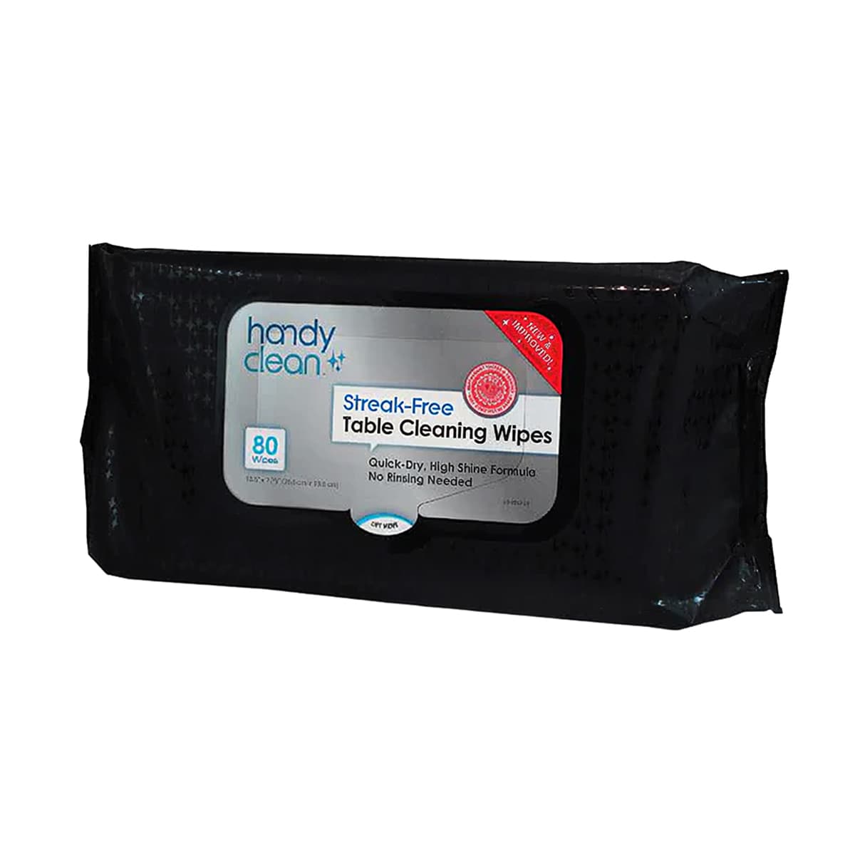 HandyClean® General Purpose All Purpose Cleaning Wipe White Pre-Moistened Streak-Free 80 Count/Pack 12 Packs/Case