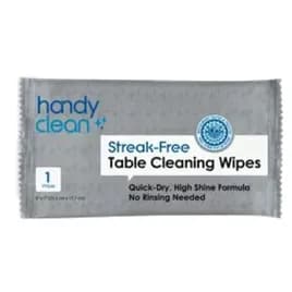 HandyClean® All Purpose Cleaning Wipe 8X7 IN Standard White Individually Wrapped No Rinse Quick Dry 1000/Case
