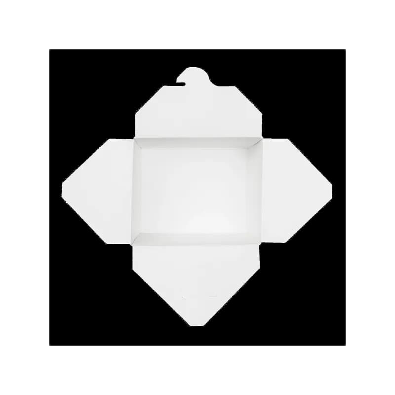 Karat® #1 Take-Out Box Fold-Top White 450/Case