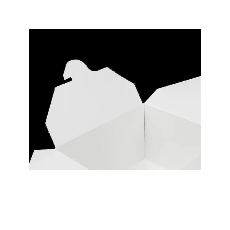 Karat® #1 Take-Out Box Fold-Top White 450/Case