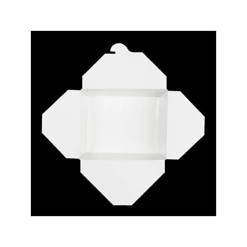 Karat® #8 Take-Out Box Fold-Top White Folded 300/Case