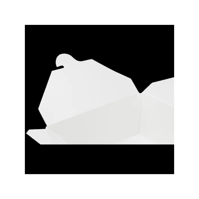 Karat® #8 Take-Out Box Fold-Top White Folded 300/Case