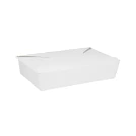 Karat® #2 Take-Out Box Fold-Top White 200/Case