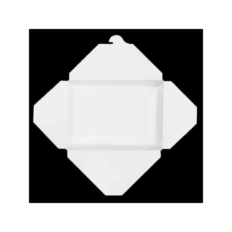 Karat® #2 Take-Out Box Fold-Top White 200/Case