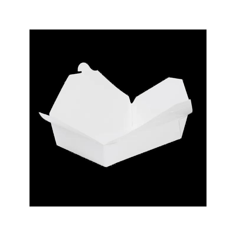 Karat® #2 Take-Out Box Fold-Top White 200/Case