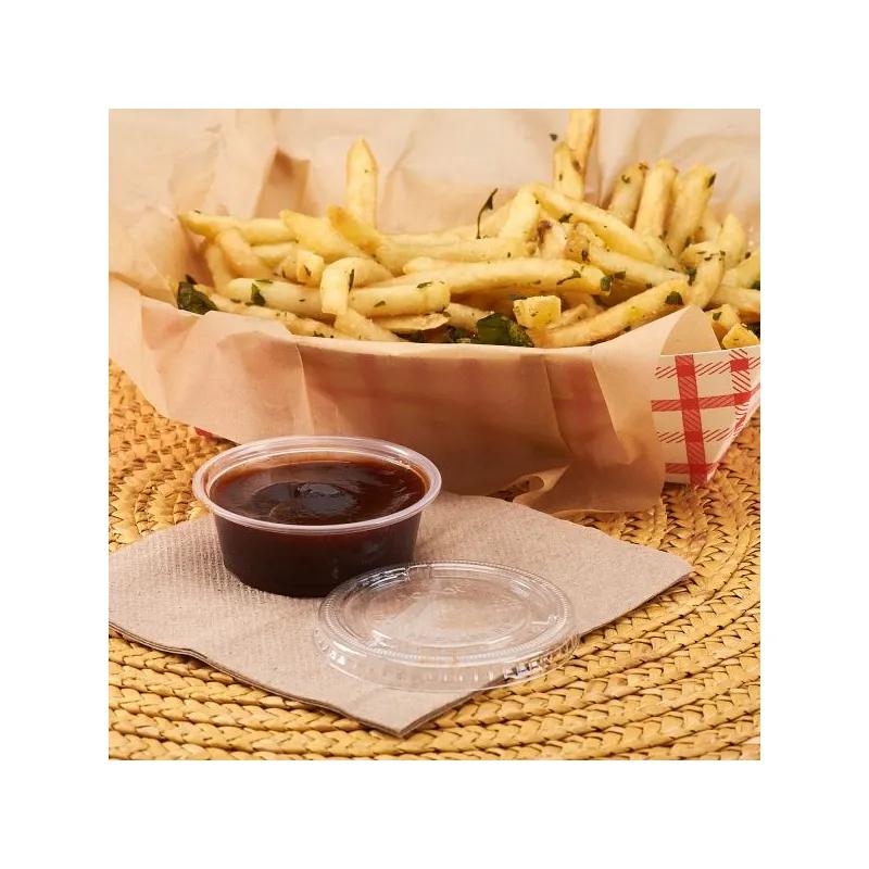 Souffle & Portion Cup 1.5 OZ PP Clear Squat 2500/Case