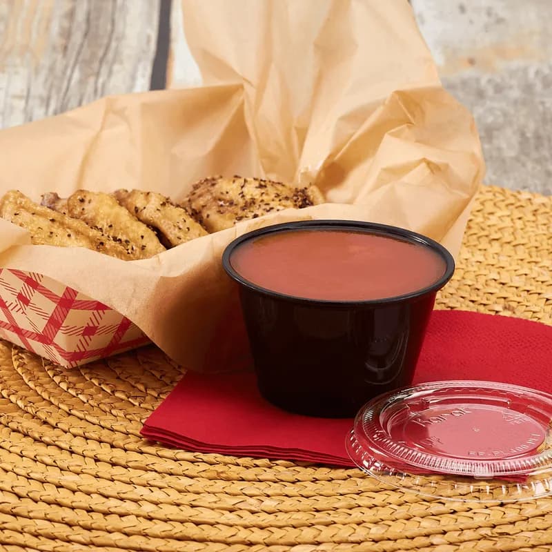 Souffle & Portion Cup 4 OZ PP Black 2500/Case