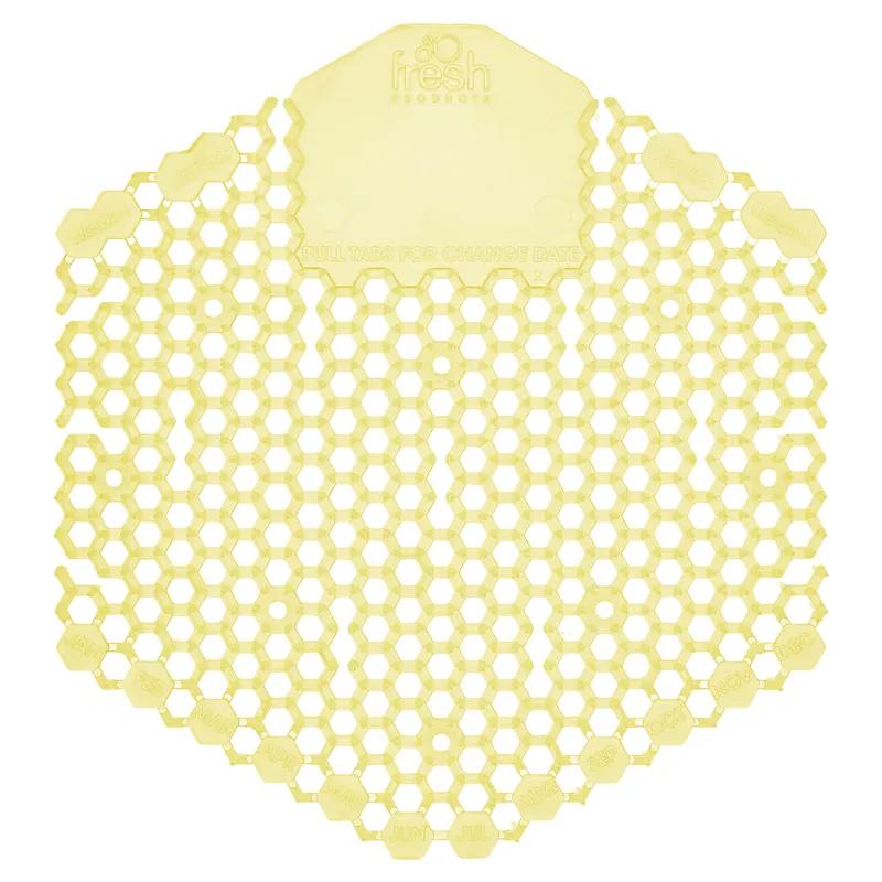 Wave 3D Urinal Screen Citrus Scent Yellow EVA 7X6.5X0.66 IN 10 Count/Pack 6 Packs/Case 60 Count/Case