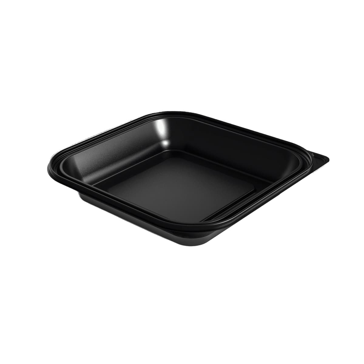 Thermosource Tooling Take-Out Container Base 9.25X9.25X1.5 IN Plastic Black 400/Case