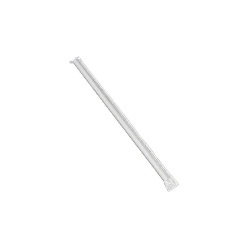 Enviroware Jumbo Straw 7.75 IN Clear Wrapped 2000/Case
