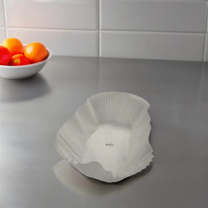 Pan Liner 6.3X2.75X2 IN Oblong Fluted 500 Count/Pack 4 Packs/Case 2000 Count/Case