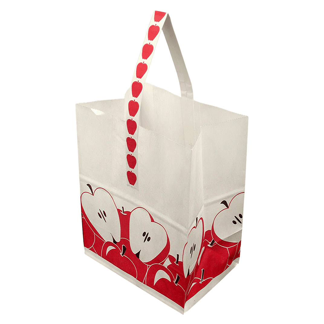 Tote Bag 7# Red Apple 500/Pack