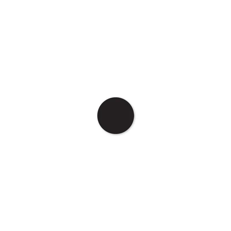 Movemark® Label 0.75 IN Black Round 2000/Roll