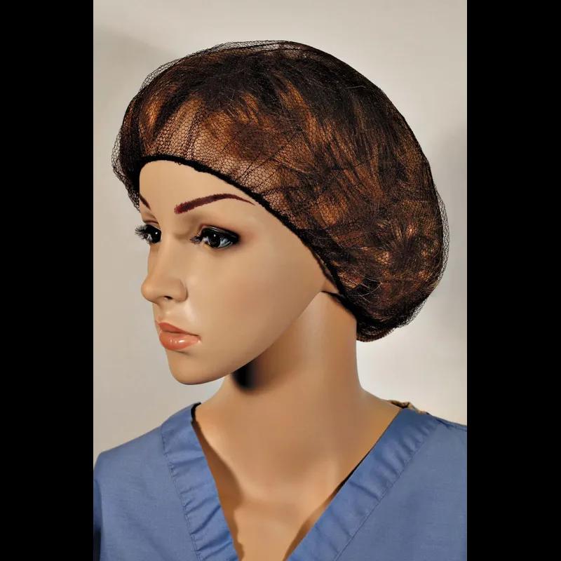 Koronet Hairnet 20 IN Dark Brown Polyester Honeycomb 1000/Case