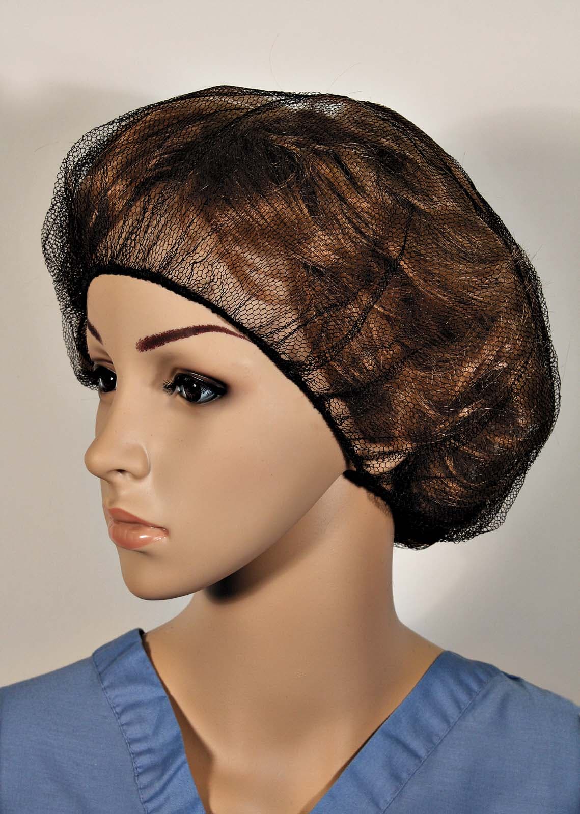 Koronet Hairnet 24 IN Black Polyester Honeycomb 1000/Case