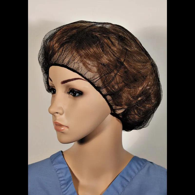 Koronet Hairnet 28 IN Black Polyester Honeycomb 1000/Case