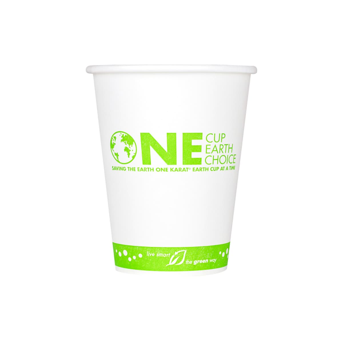 Karat Earth Hot Cup 12 FLOZ Paper White 1000/Case